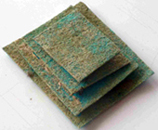 Kleinobjekt grau-grün